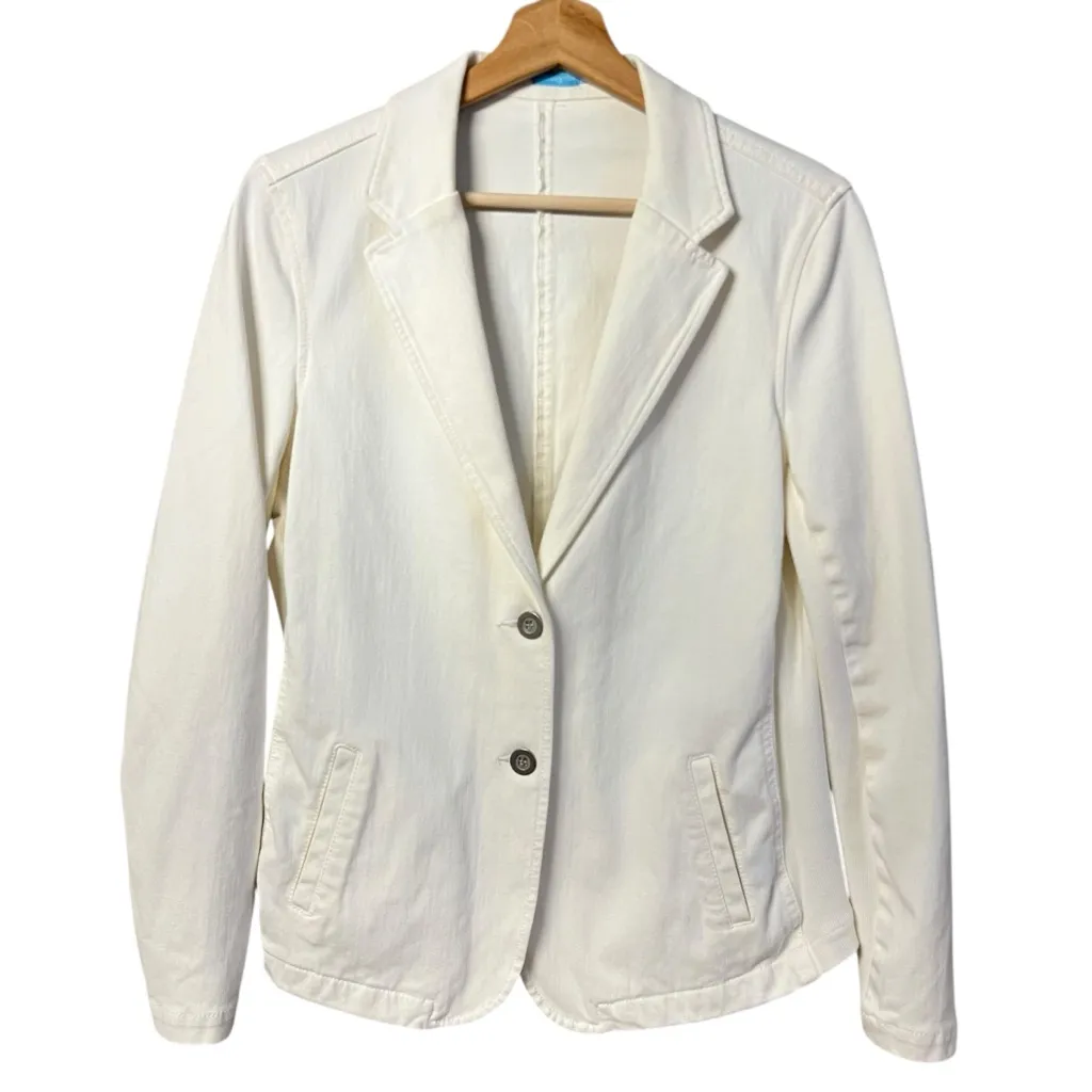 J McLaughlin Womens Stretch Blazer Jacket Size XL Preppy Classic Casual Coastal - Image 1