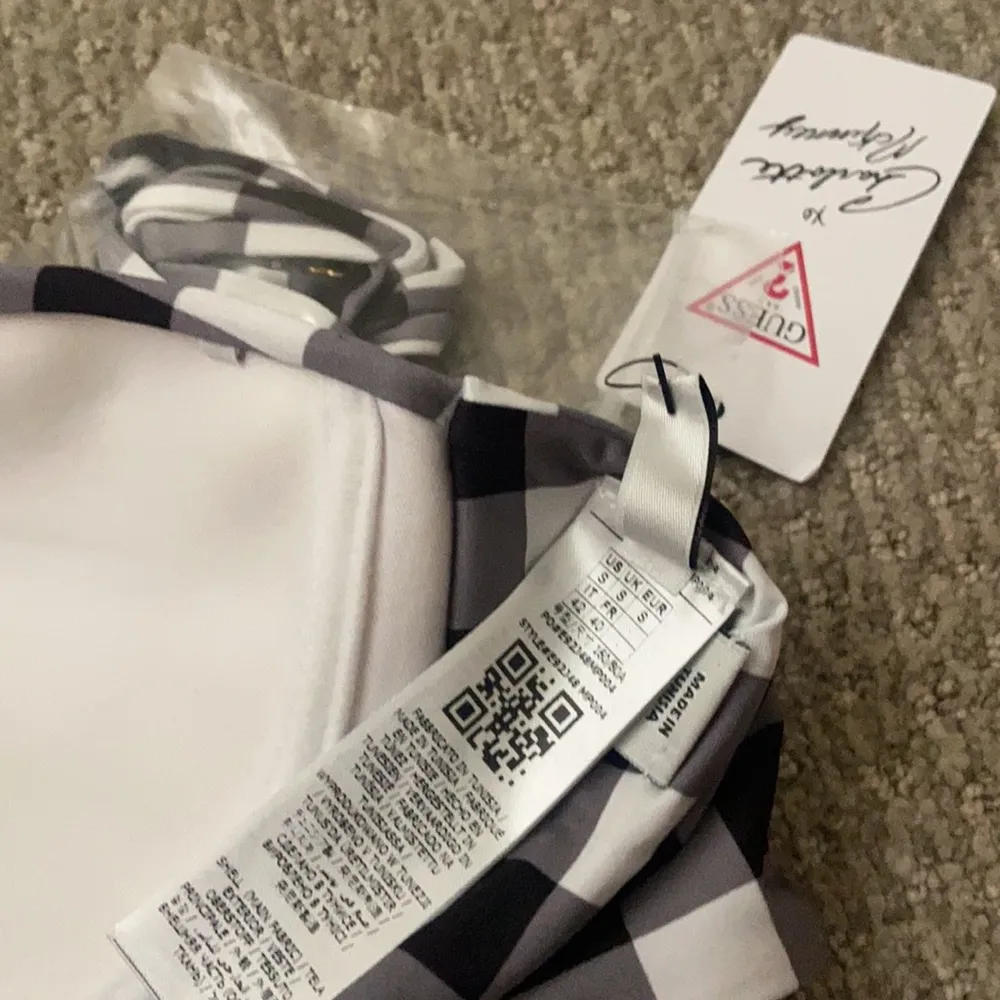 Checkered bandeau top - Image 3