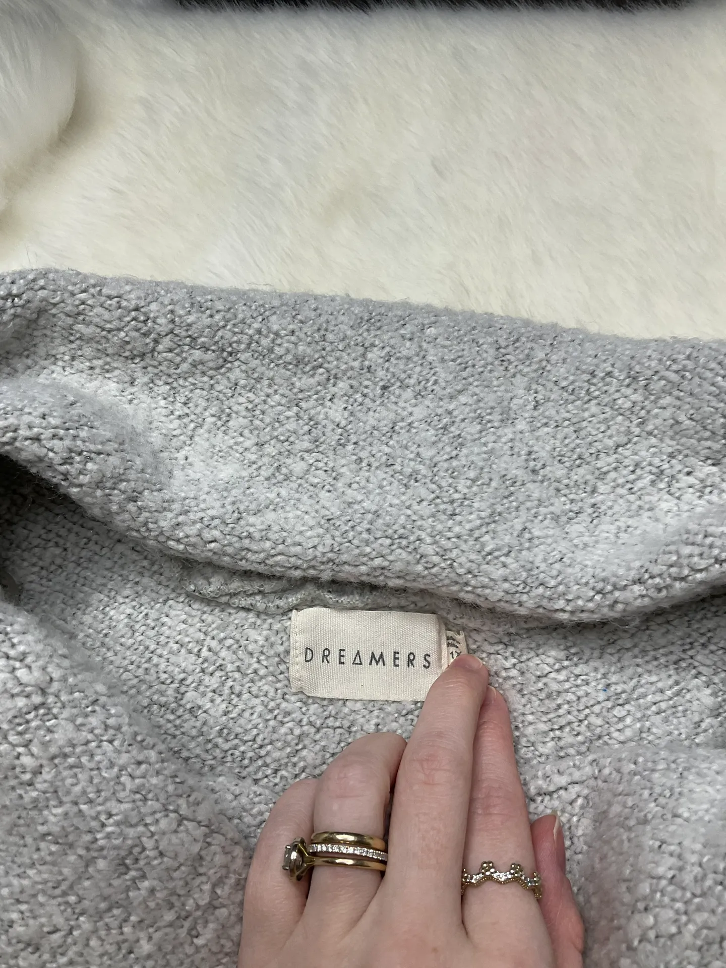 Gray Cowl Neck Sweater - Image 3