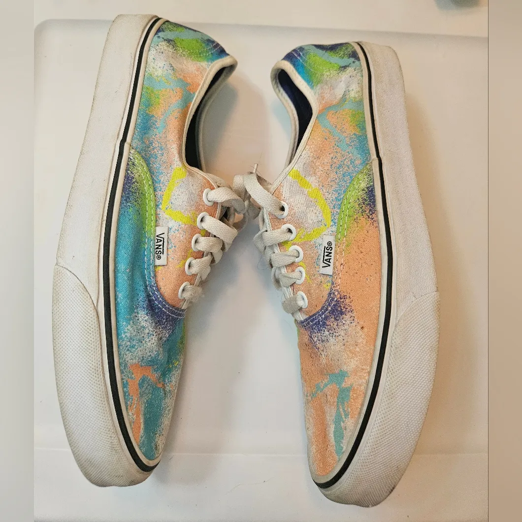 Vans Retro Mart Low S Kate Shoes Sneakers Splatter Lace Up Sz 9.5 Mens 11 Womens - Image 3