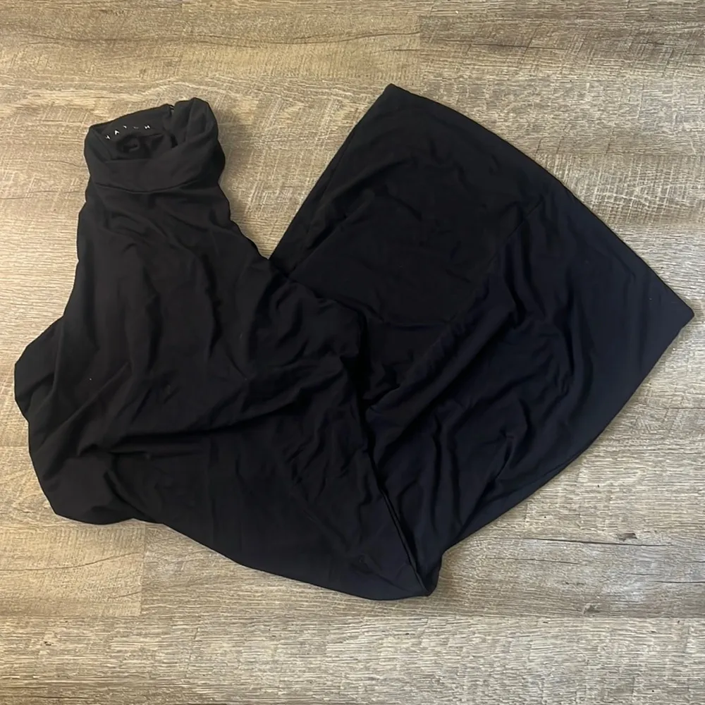 HATCH The Maternity Black Halter Dress Size XL - Image 2