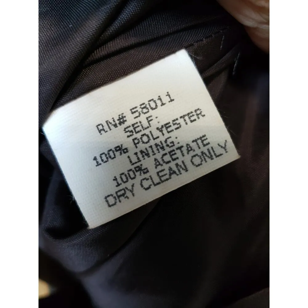 David Meister Sheath Dress Womens 2 Brown O Ring Detail Split V Neck Sleeveless - Image 6