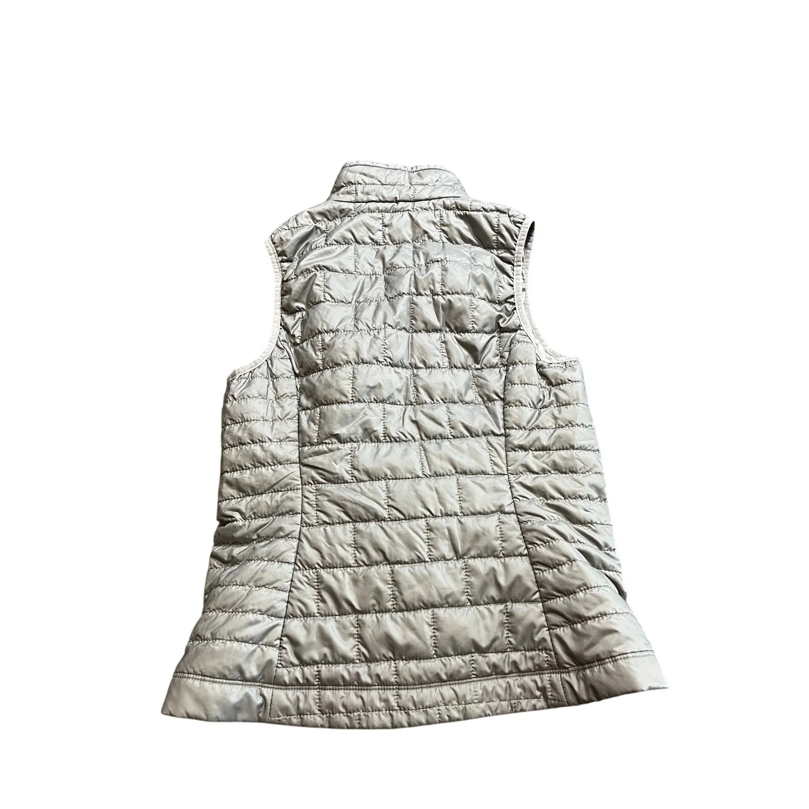 Patagonia Womens Nano Puff Vest Gray Silver Insulated Winter Size Small‎ - Image 6