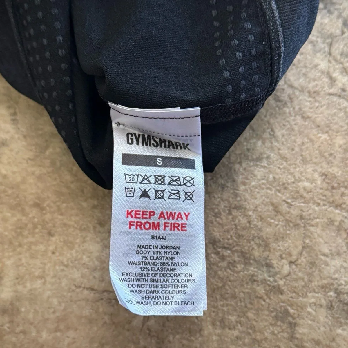 Gymshark Vital Shorts Black Marl Size Small - Image 8