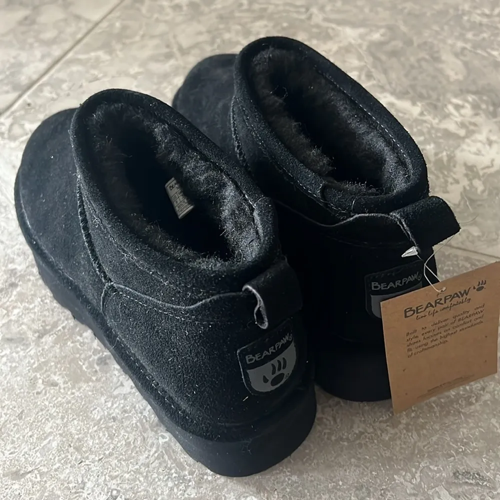 BearPaw Retro Super Shorty Platform Leather Ankle Boots, NWT, Size 9 - Image 7