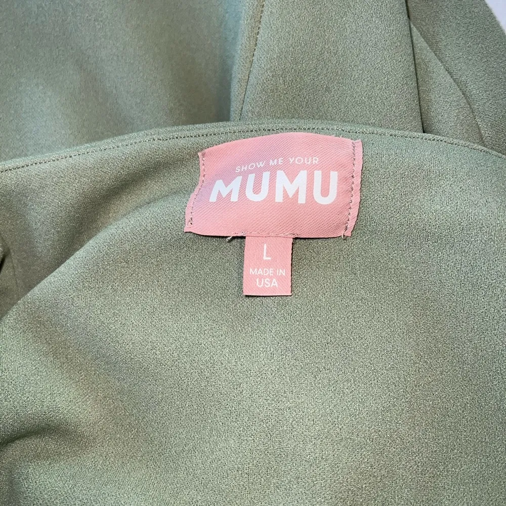 Pretty New Show Me Your Mumu Eden Crepe MIDI Dress! - Image 5