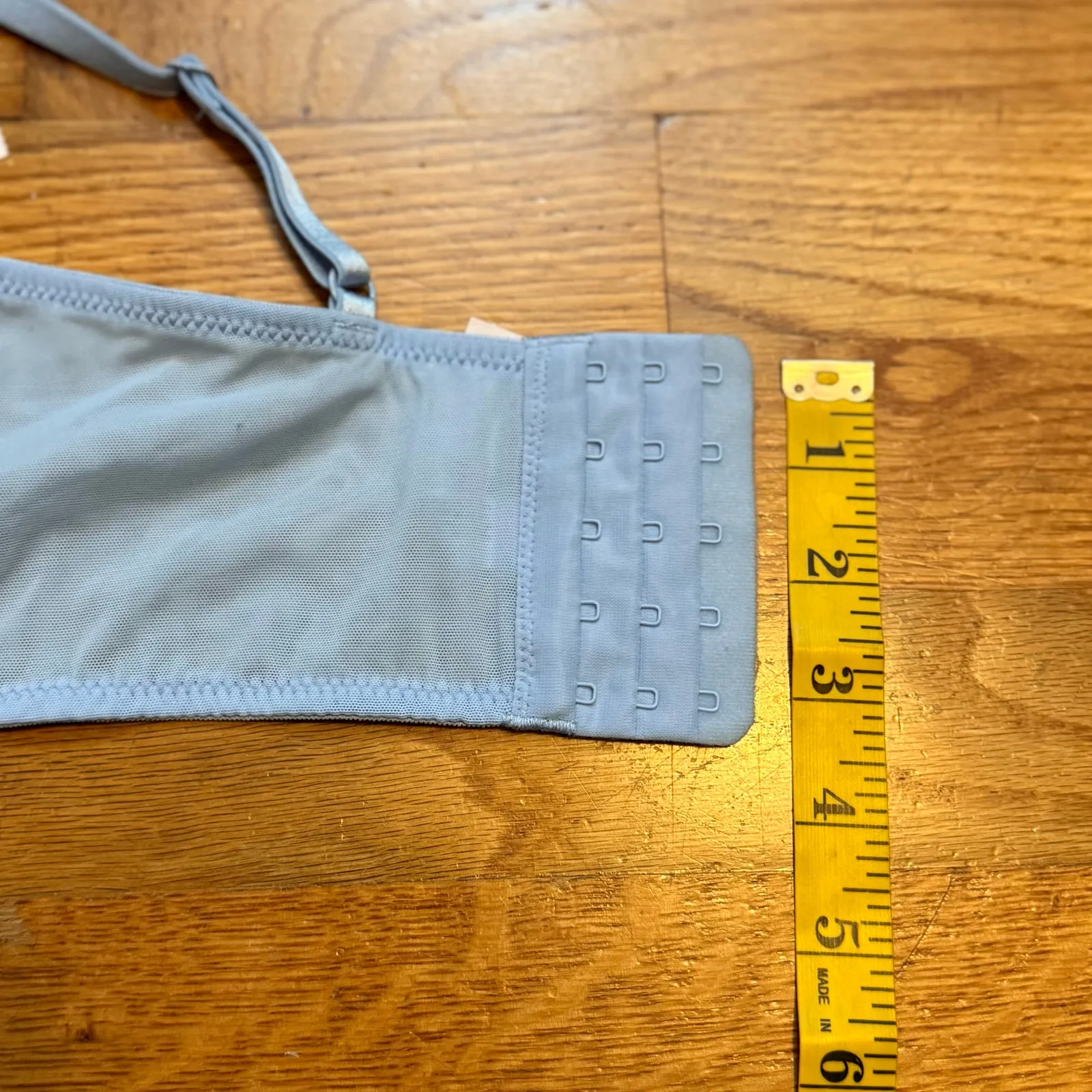 Auden Women’s 36A Blue Lace Lightly Lined Demi Coverage Long Line Bra Intimates Size undefined - Image 3