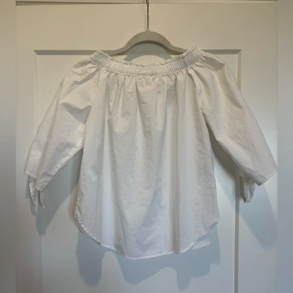 H&M Label of Graded Goods White Smock Dress Top Size (2) - Image 2