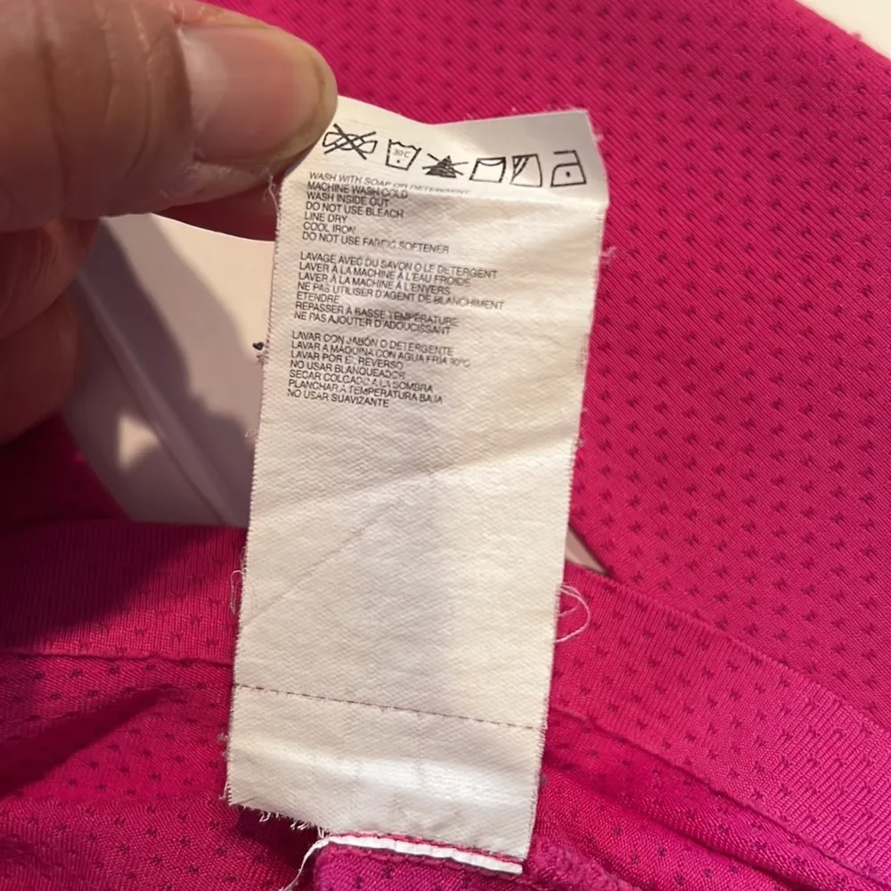 Roxy  Pullover reflective tabs thumbholes pink half zip collared lightweight S - Image 11