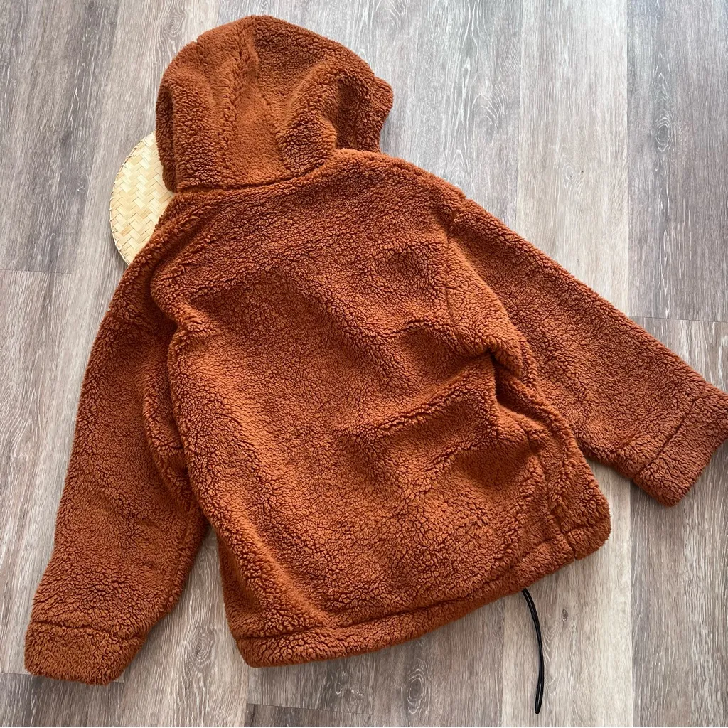 Free people oversized Sherpa jacket full zip‎ - Image 7