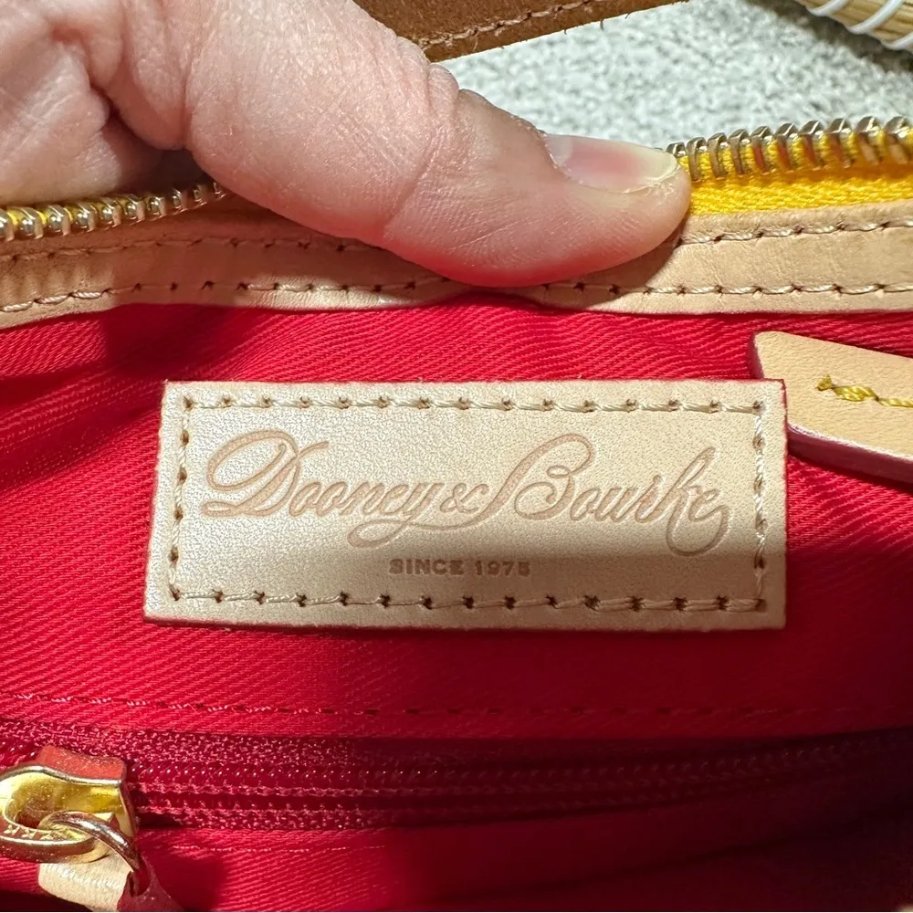 Dooney & Bourke Vintage Mini Margot Patent Leather Crossbody Bag Yellow - Image 11