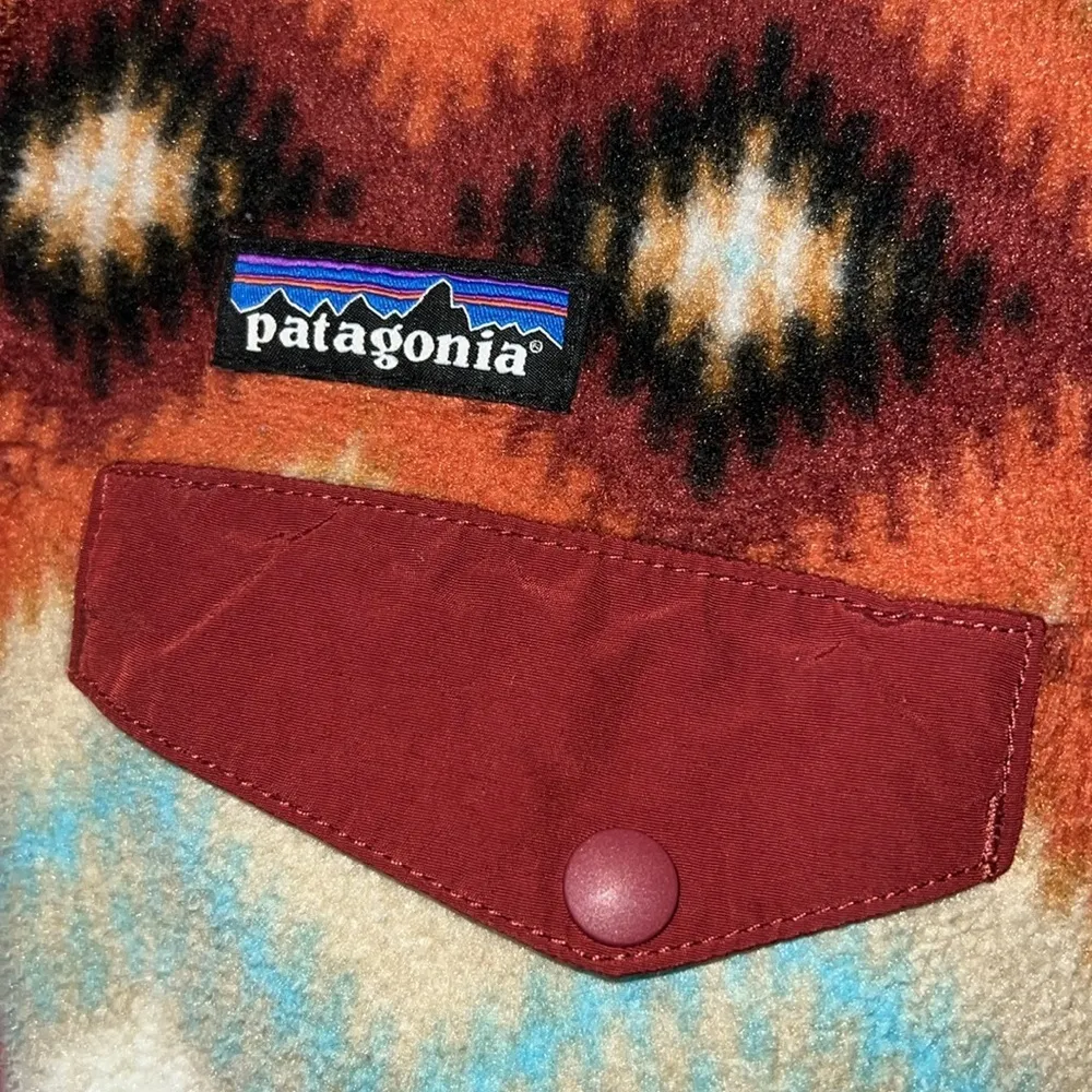 Patagonia XS Synchilla Snap T Fleece Pullover Timber Twist Aztec Southwest loved - Image 6