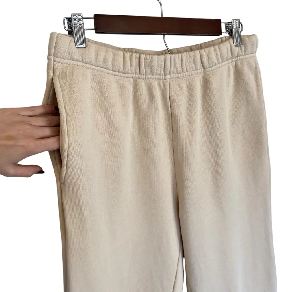 Les Tien Sweat Set In Cream Hoodie & Sweatpant Joggers XS - Image 10