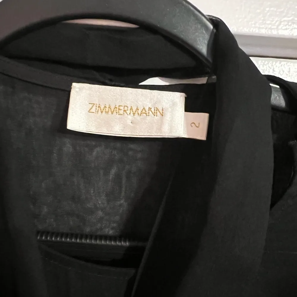 ZIMMERMANN • SHEER BLOUSE • NECK TIE DETAIL - Image 3