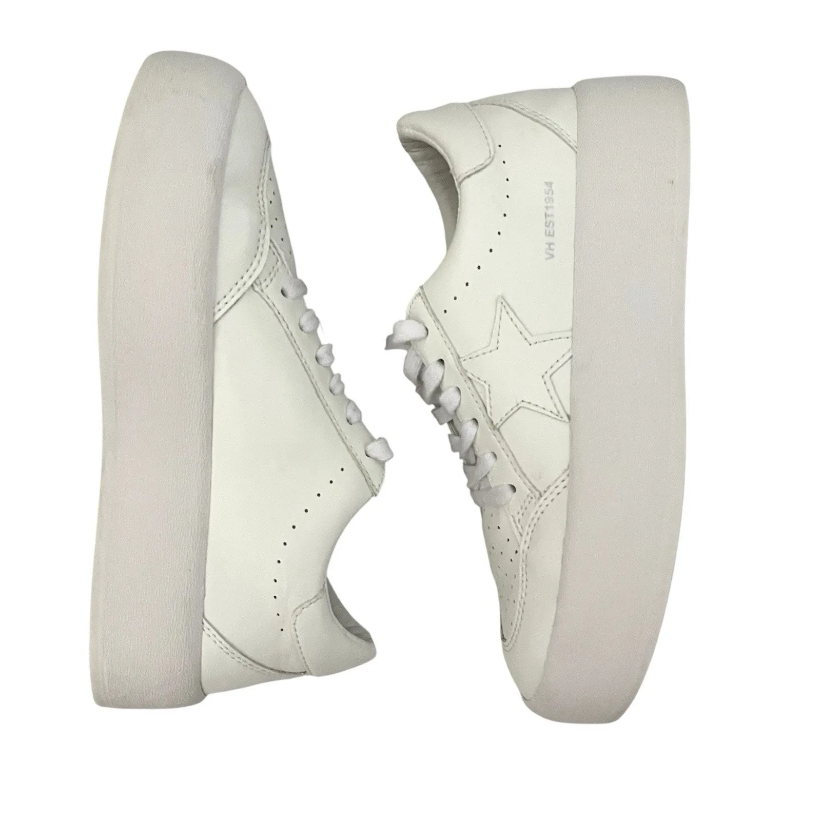 Vintage Havana Reams Slip on Platform Sneakers White Size 8 Chunky Street Wear - Image 4