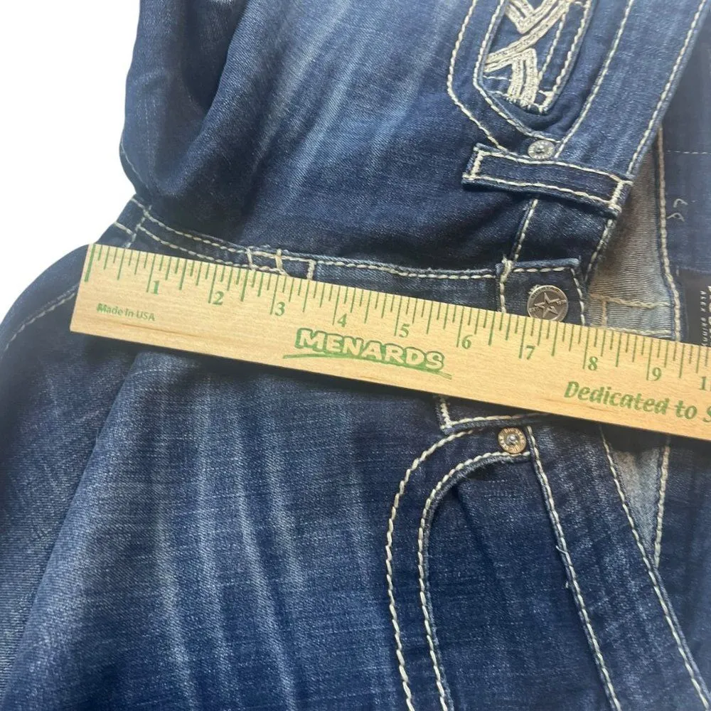 Big‎ Star Women's 26 Alex Skinny Jeans Blue Stretch Western Rodeo Ranch Denim - Image 8