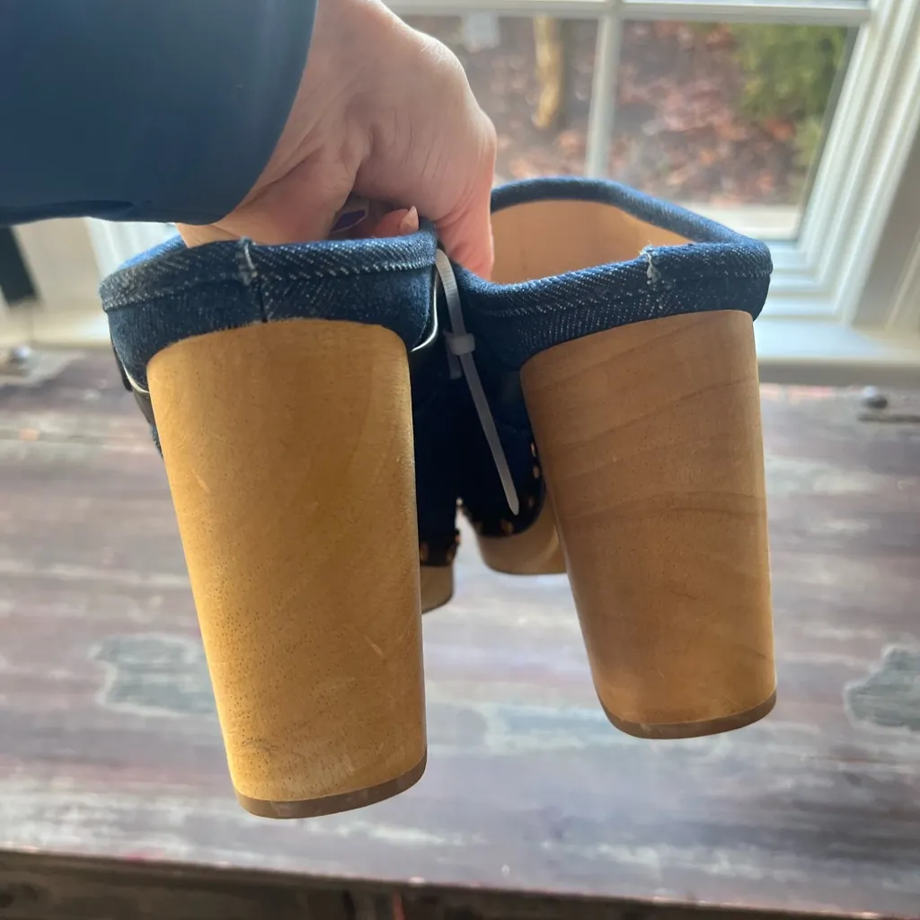 Veronica Beard  Dacey Denim Clog - Image 4