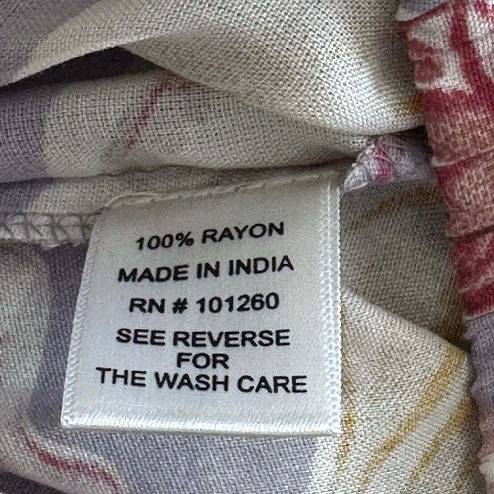 True Destinations Resort Wear‎ Flare Pants Beach Coverup sz M New Wide Leg - Image 7