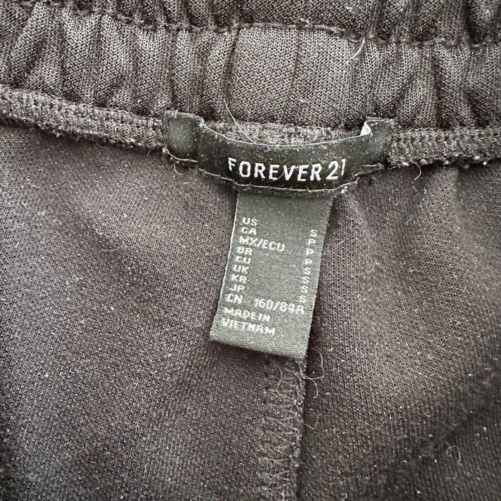 Forever 21 - Rainbow Side Stripe Joggers in Black - Image 4