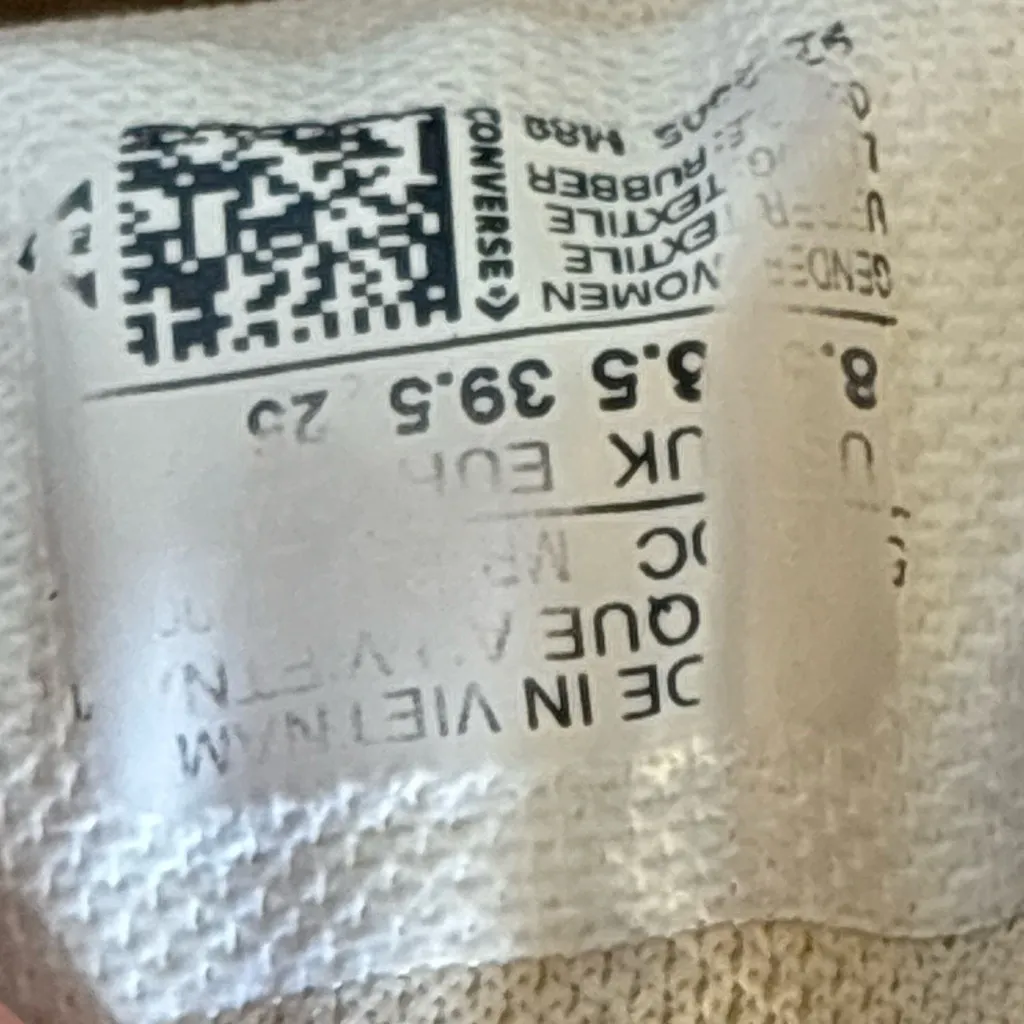 Converse Chuck Taylor All Star Lugged Low White Sneakers Sz 8.5 💚 - Image 8