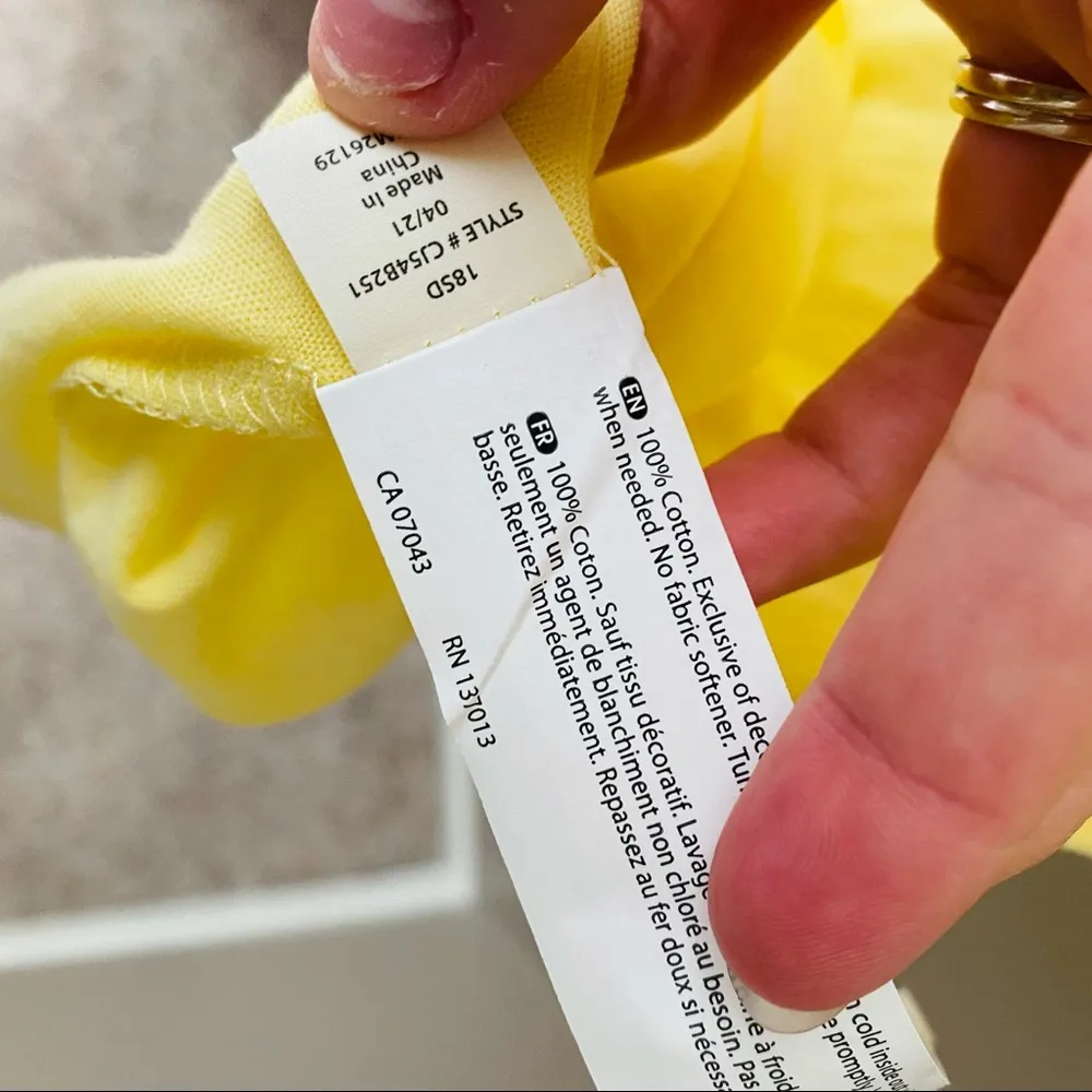 Wildfox 'I Was Made For Sunny Days' Swim Coverup Yellow Sz Small - Image 4