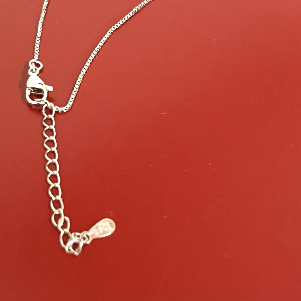 Silver lariat necklace - Image 4
