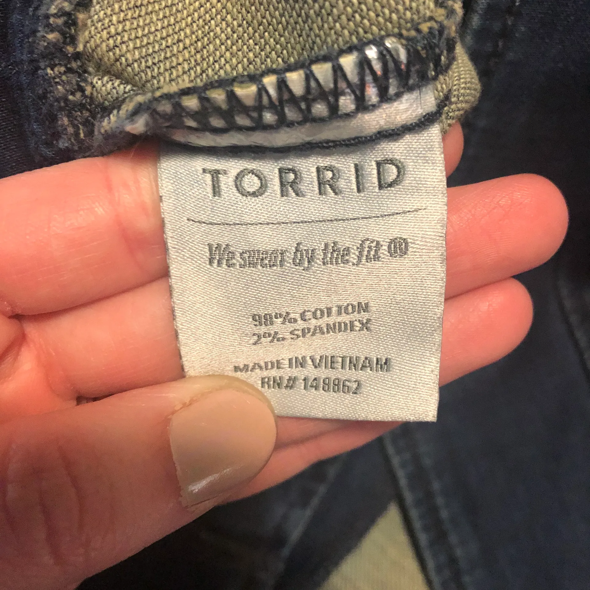 Torrid Denim Crop Moto Jacket - Image 9
