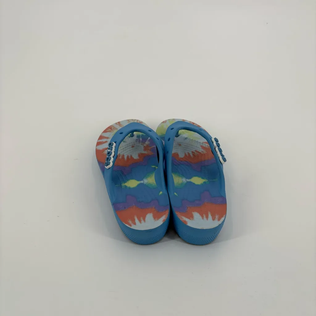 Crocs blue tye dye‎ sandals 5 - Image 3