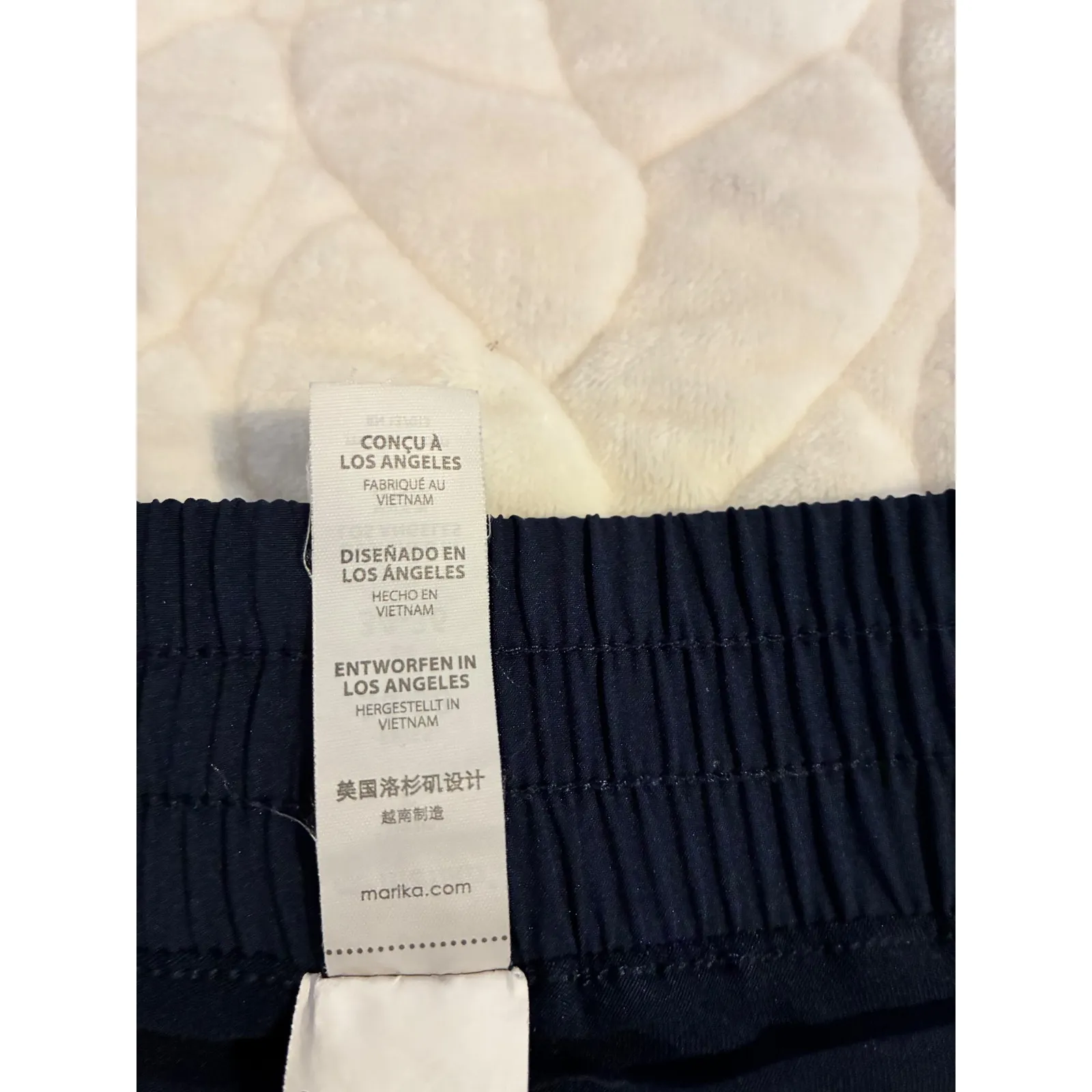 Marika Skort Athletic Skirt Pull On Drawstring Pockets Navy Blue Size S‎ - Image 4