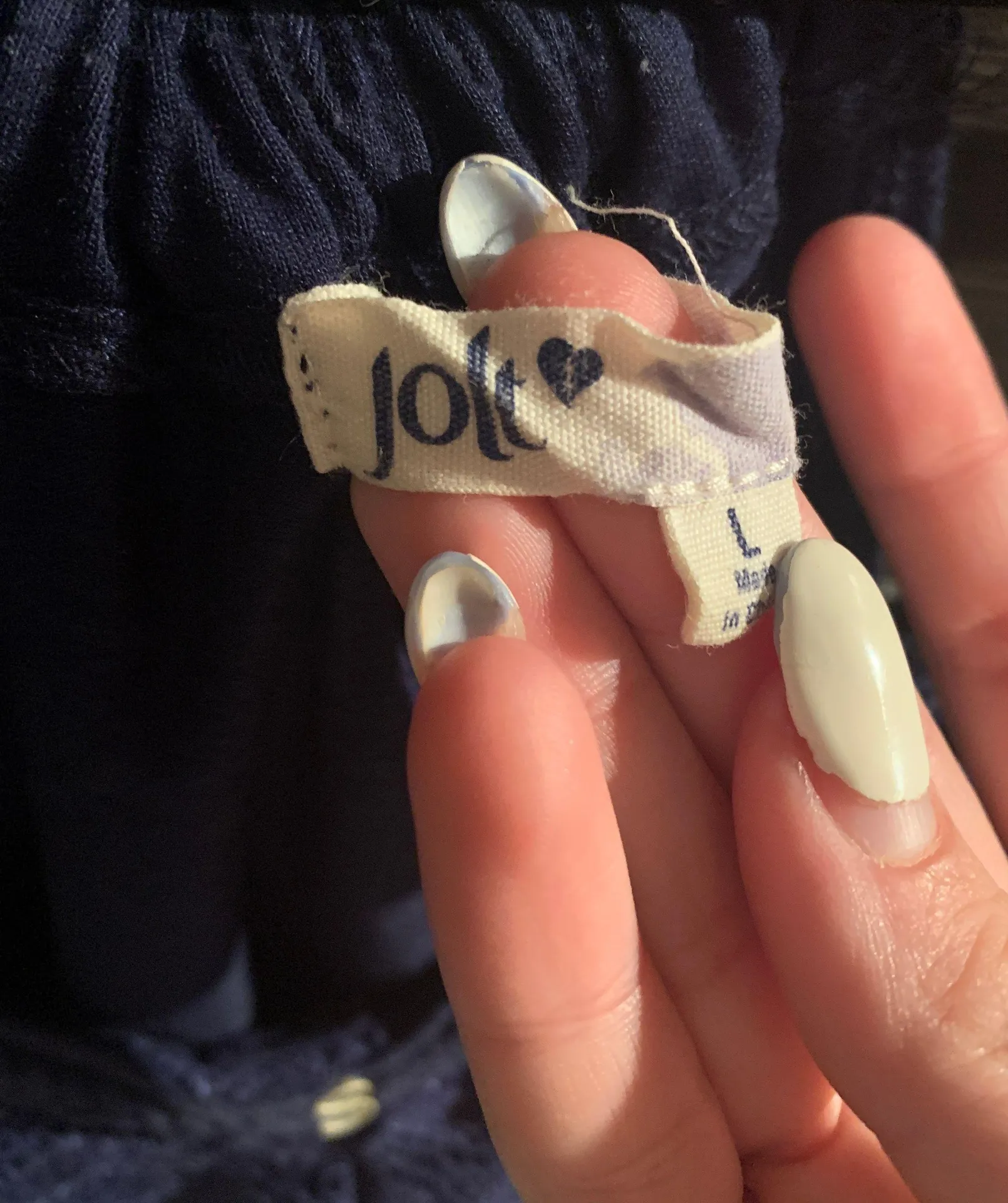 Jolt Navy Blue Tank - Image 2