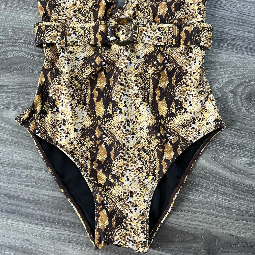 Faithful the Brand - Snake Print Delhi One-Piece Swimsuit - Image 7