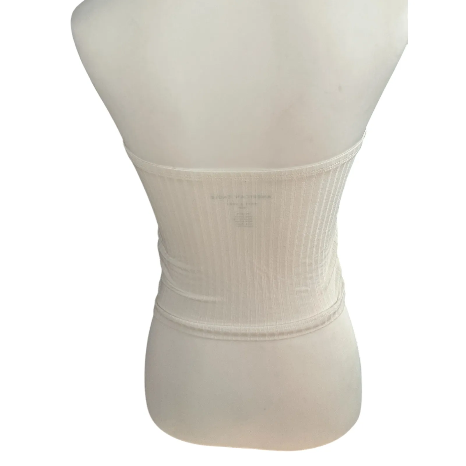 American Eagle Soft and Sexy Tube Top White - Image 3