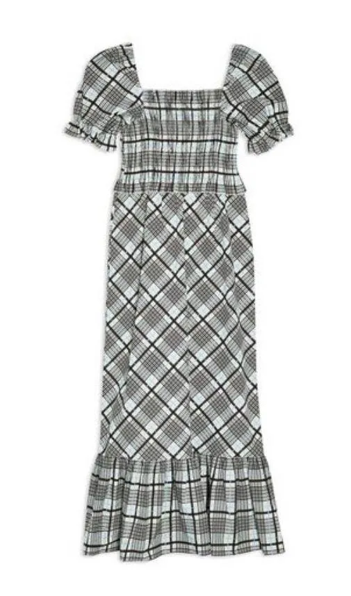 Topshop Plaid Midi Dress - Image 3