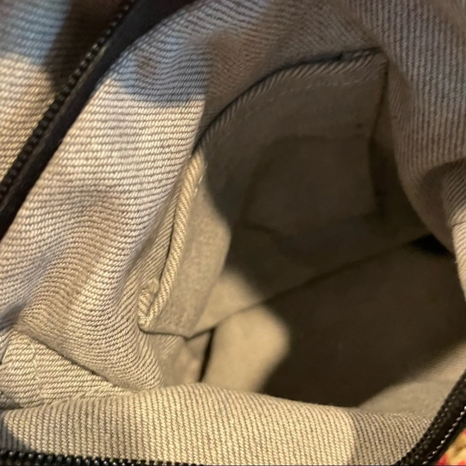 Unbranded Red & Black Floral Hobo Style Bag Handbag Boho Carpet Purse Shoulder - Image 5