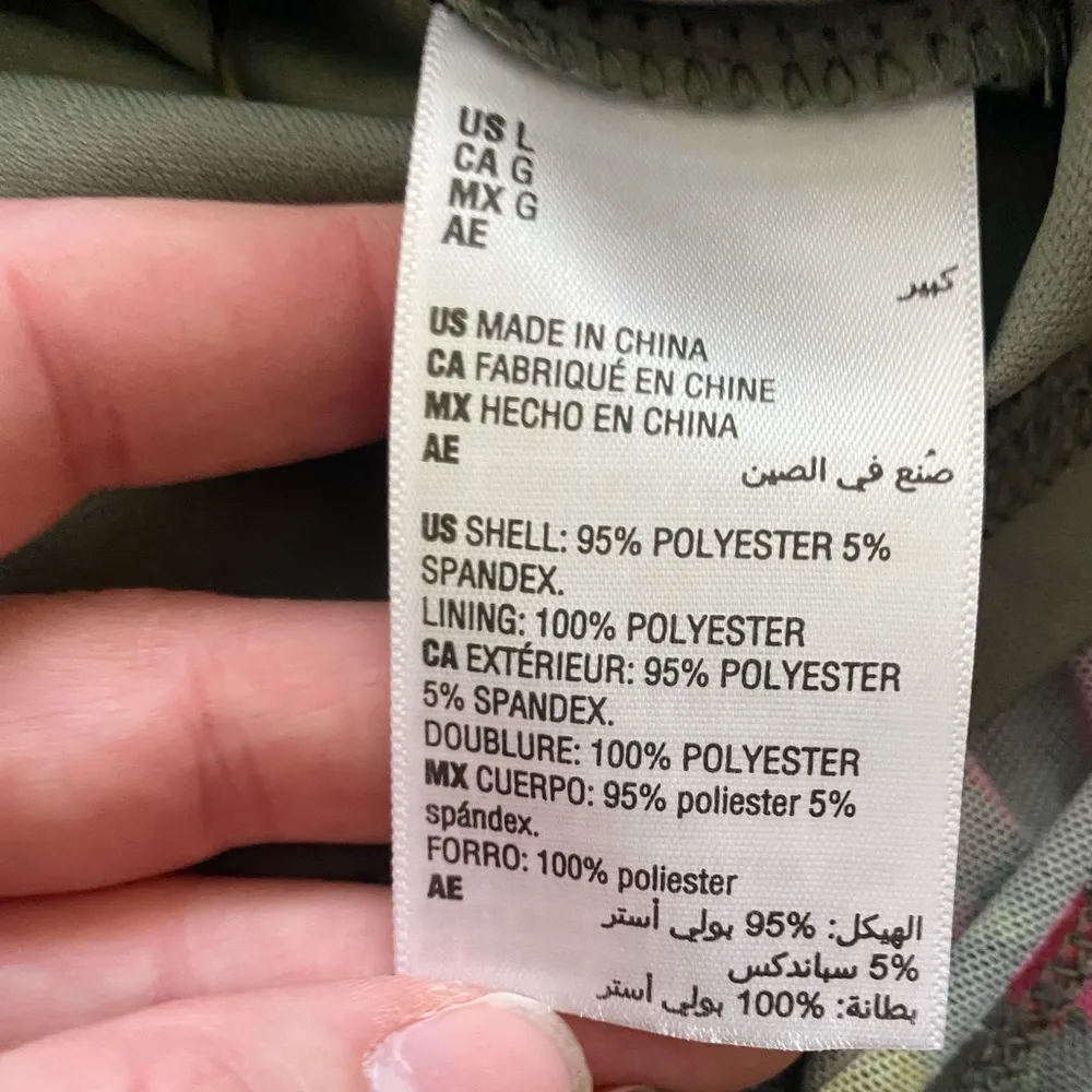 Bar III Square Neck Floral Print Mesh Long Sleeve Top - Image 3