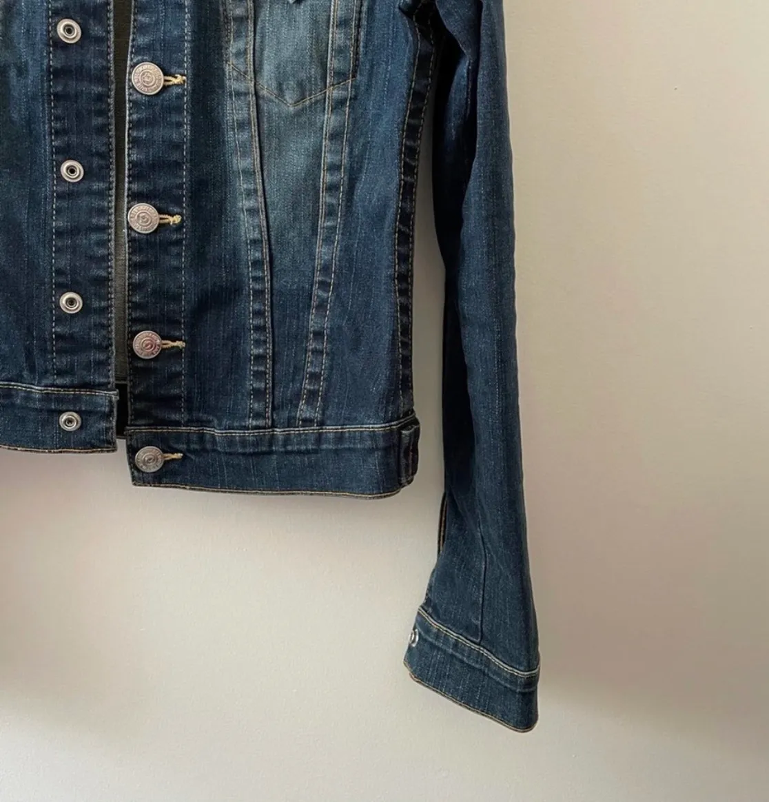 Medium Wash Denim Jacket - Image 6