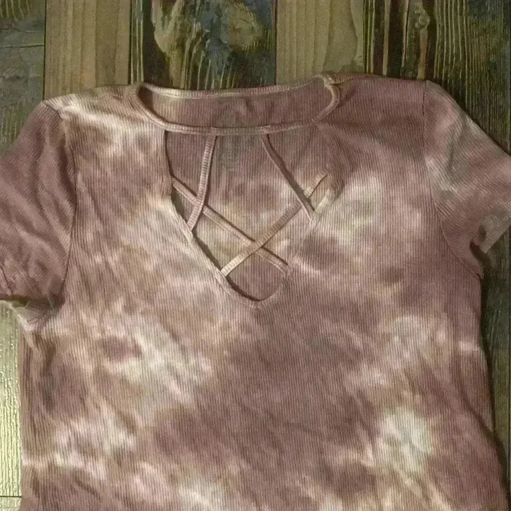 Women’s American Eagle soft & sexy rib tee size small - Image 2