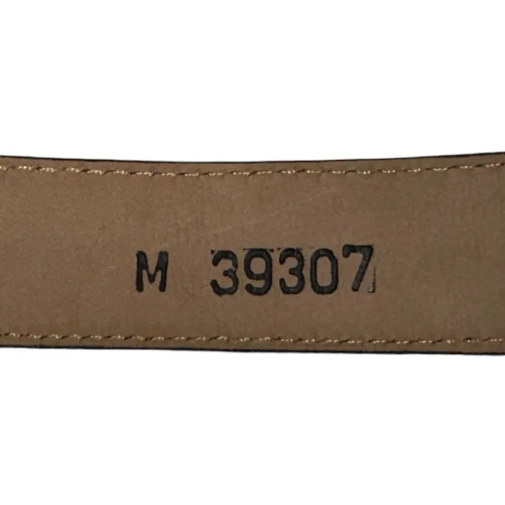 Vintage 1996 Brighton Women’s M 34” Brown Croc Embossed Leather Silver Tone Belt - Image 7