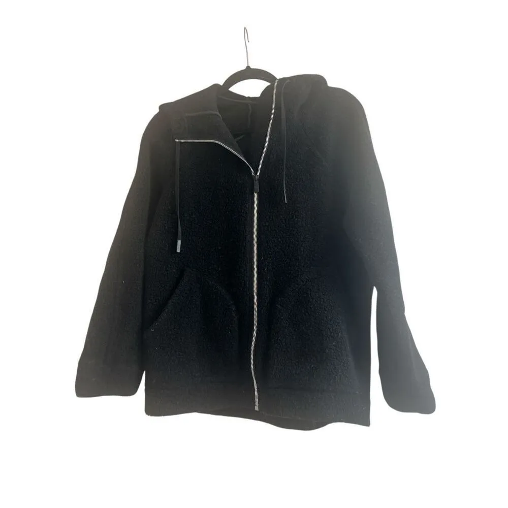 ✨Lululemon So Sherpa Hooded Black Sz Medium Jacket✨ - Image 5