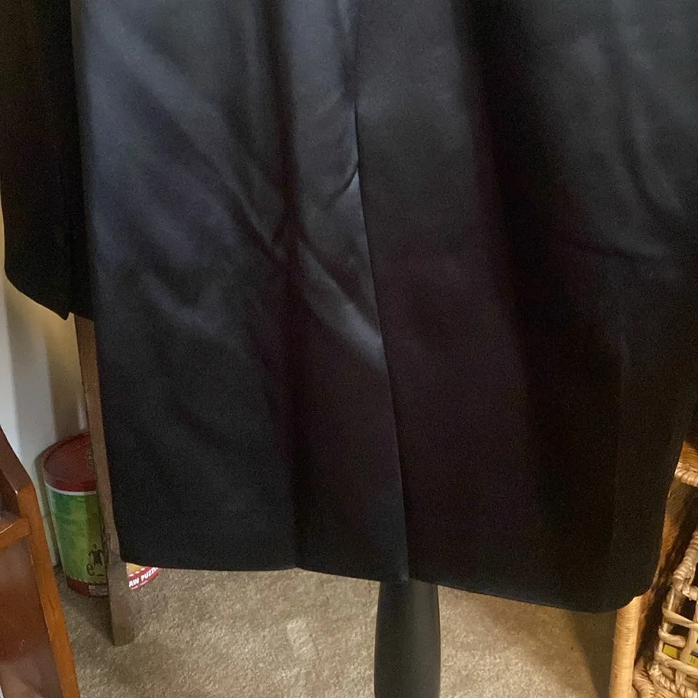 Lattelier Silky Blazer and Pant Set Black Size XL - Image 11