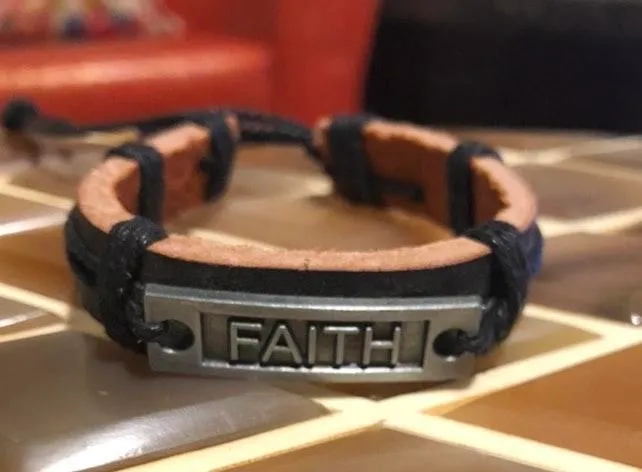 Boho Leather Bracelets Black - Image 3