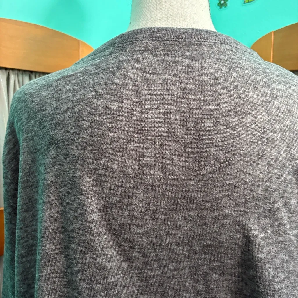 Let’s Get Cozy Mama Bear Long Sleeve comfy tee Top Gray Size L - Image 8