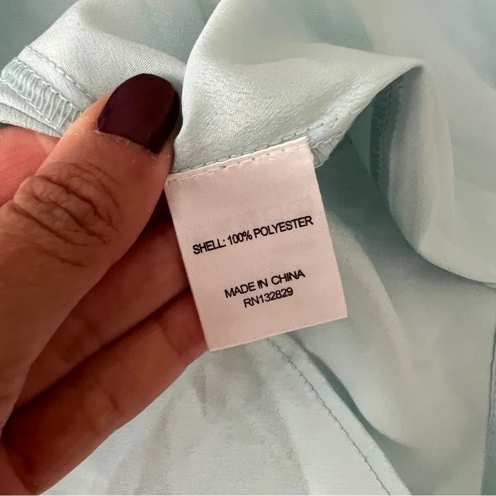 NWT LOVERS + FRIENDS Cala Asymmetric Floral Mini Dress Blue XXS (Oversized) - Image 3