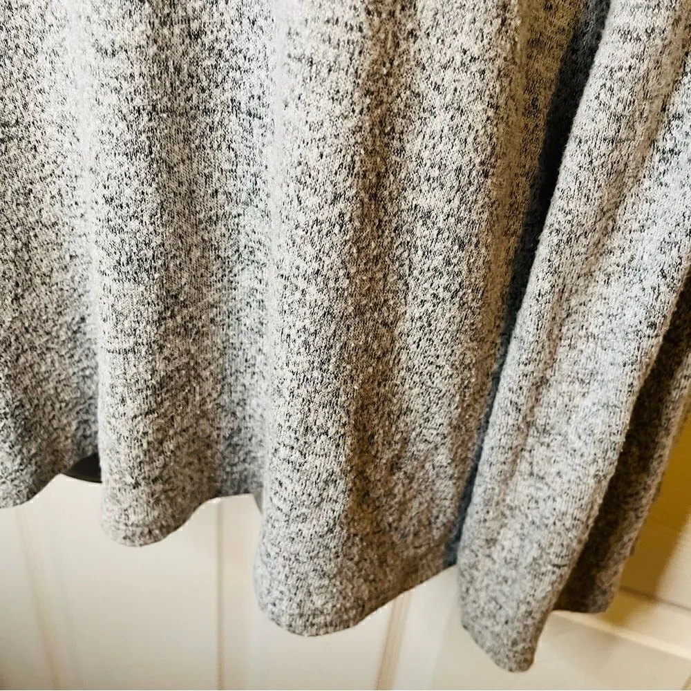 Philosophy Bell Sleeve Sweater Marled Heather Grey S - Image 7