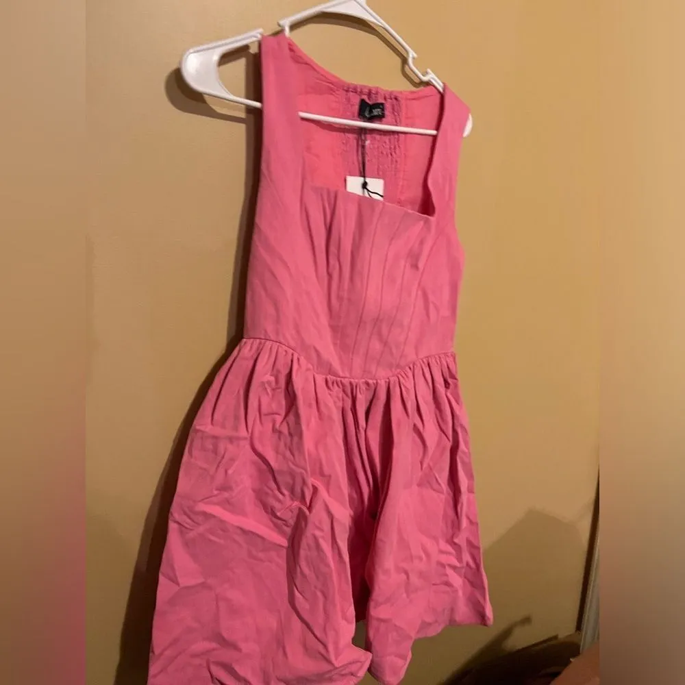 NEW KOURT Lele Bubble Gum Pink Denim Shirt A - Image 7