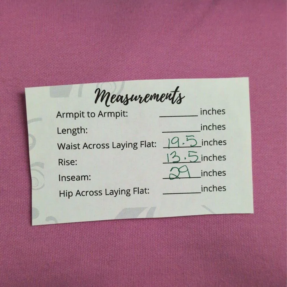 Skims Pink Elastic Waist Cuff Sweatpants Joggers Cotton Blend Size XL - Image 9