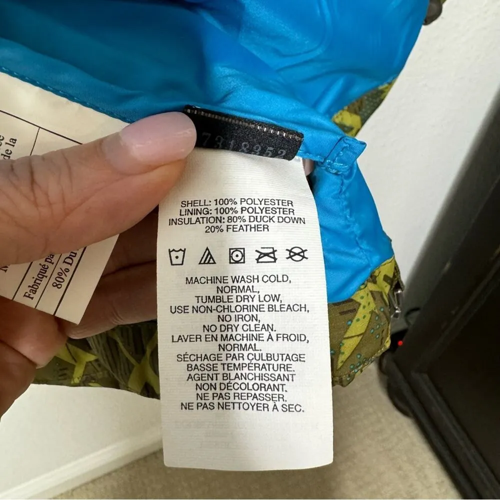 Oakley Down Puffer Snowboard Ski Jacket Winter Full Zip Green Womens Size Small - Image 10