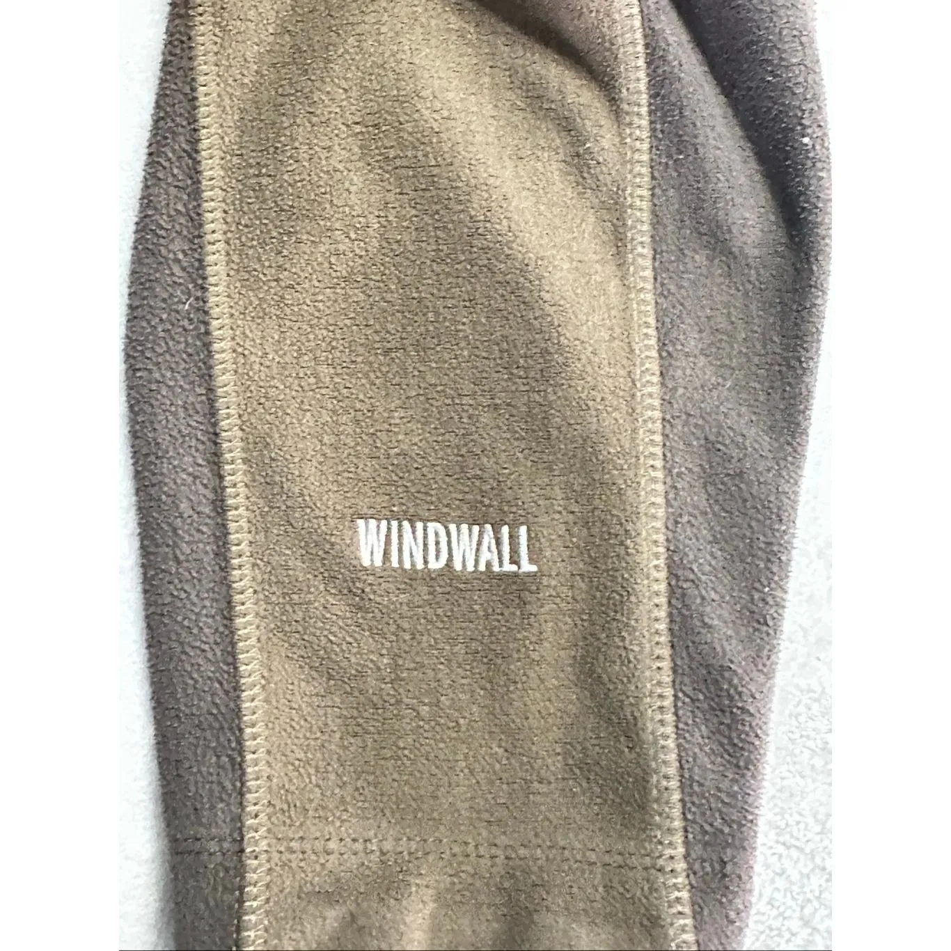 The North Face  Fleece Mens Large Brown Windwall Jacket Full Zip Lined - Image 7