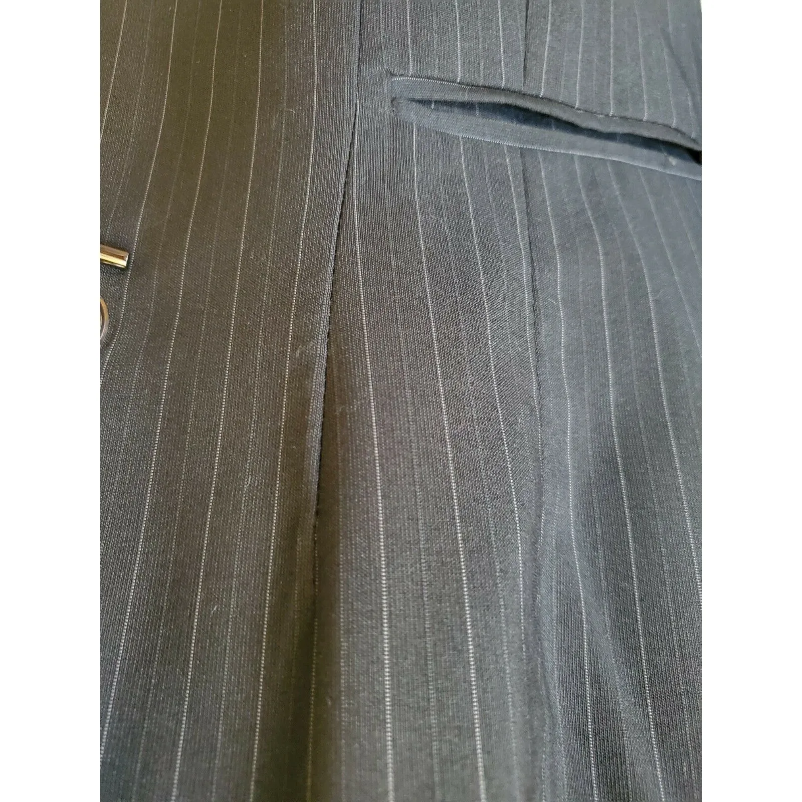 Lane Bryant Blazer Plus Size 18 Tailored Stretch Black Pinstripe Jacket - Image 2