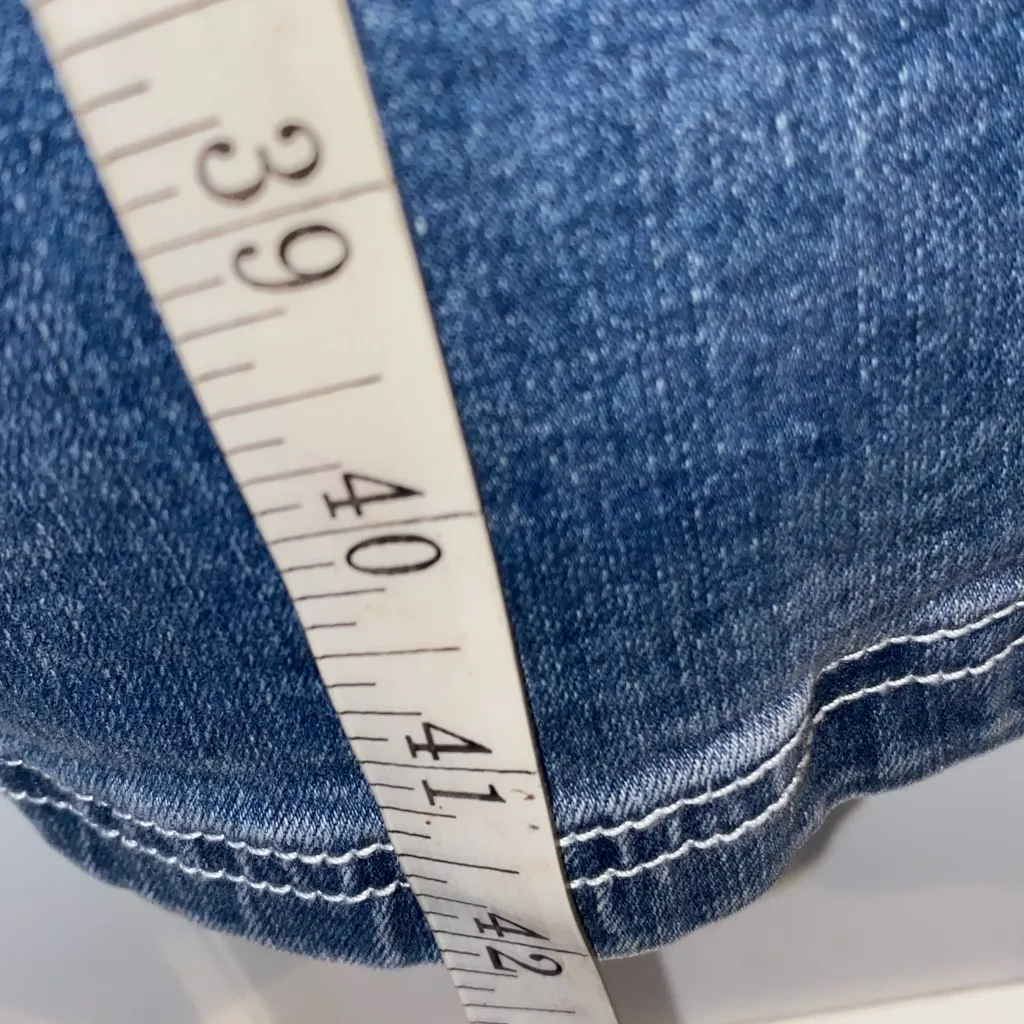 Princess Polly Blue  Maxi Denim Jean Skirt Plus Size 
boho western Fall Trend - Image 5